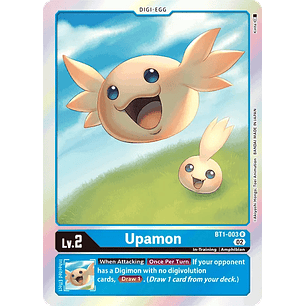 [BT1-003] [Upamon] [Digi-Egg] [Rare] [Normal Art] [Foil]