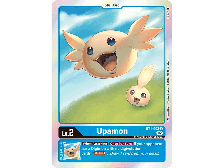 [BT1-003] [Upamon] [Digi-Egg] [Rare] [Normal Art] [Foil] 1