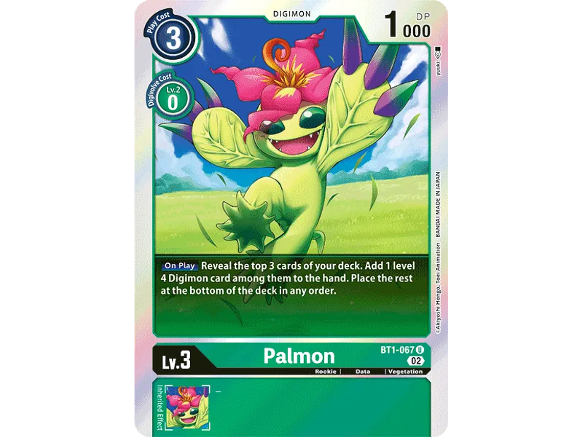 [BT1-067] [Palmon] [Digimon] [Uncommon] [Normal Art] [Foil] 1