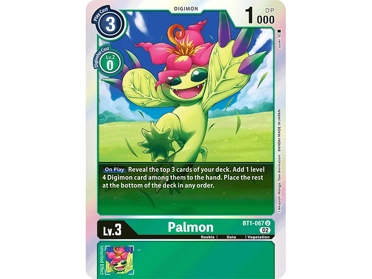 [BT1-067] [Palmon] [Digimon] [Uncommon] [Normal Art] [Foil] 1
