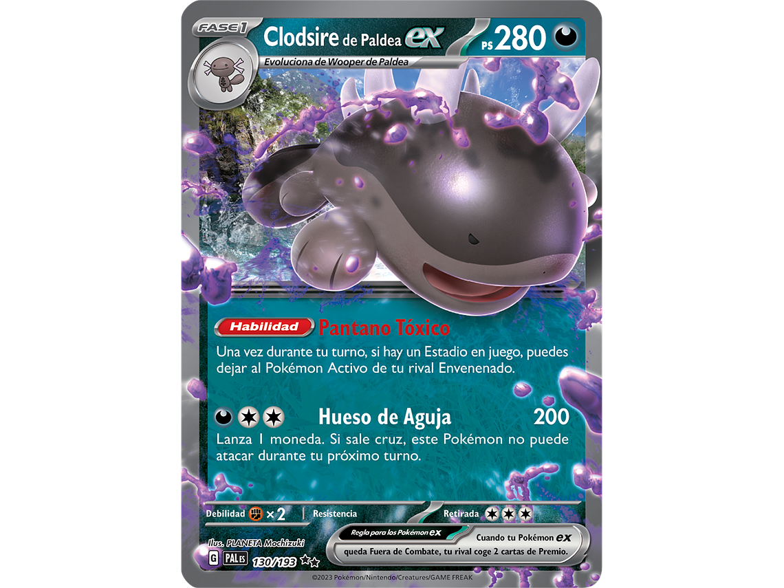 [130/193] [Paldean Clodsire ex] [PAL] 1