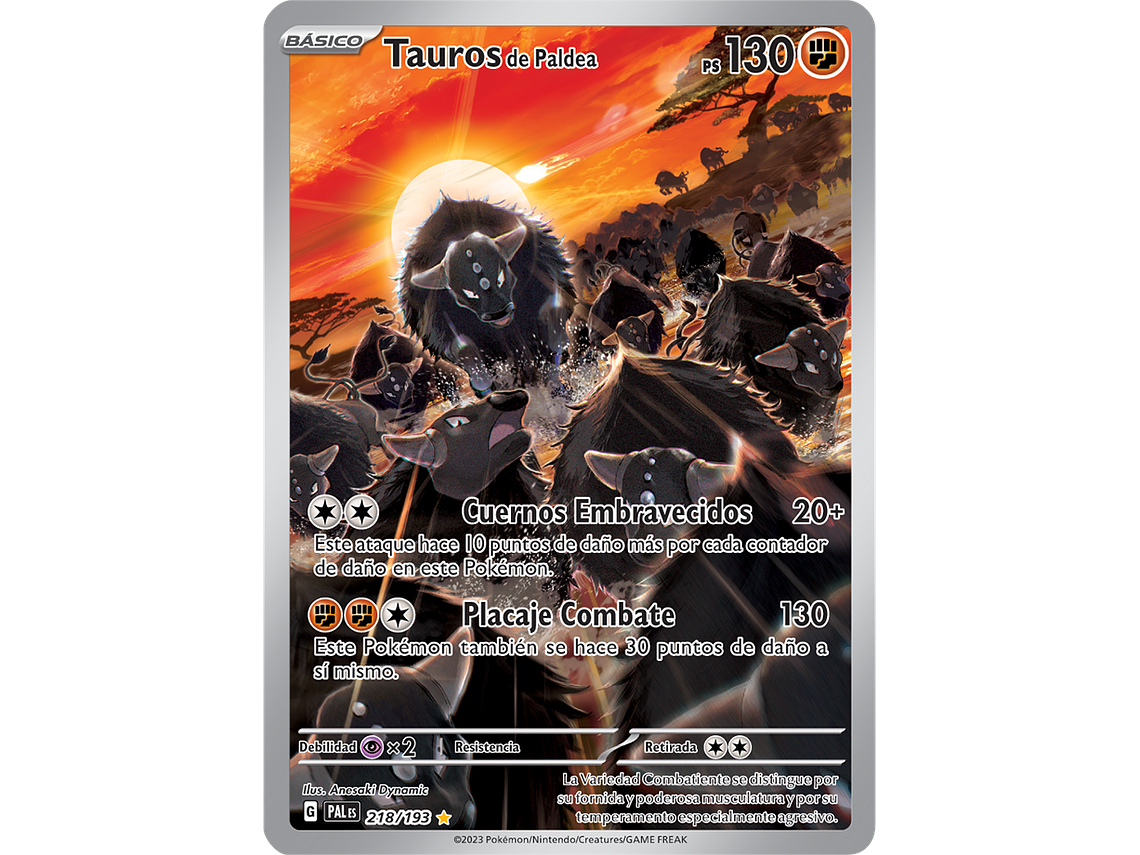 [218/193] [Paldean Tauros] [PAL] 1