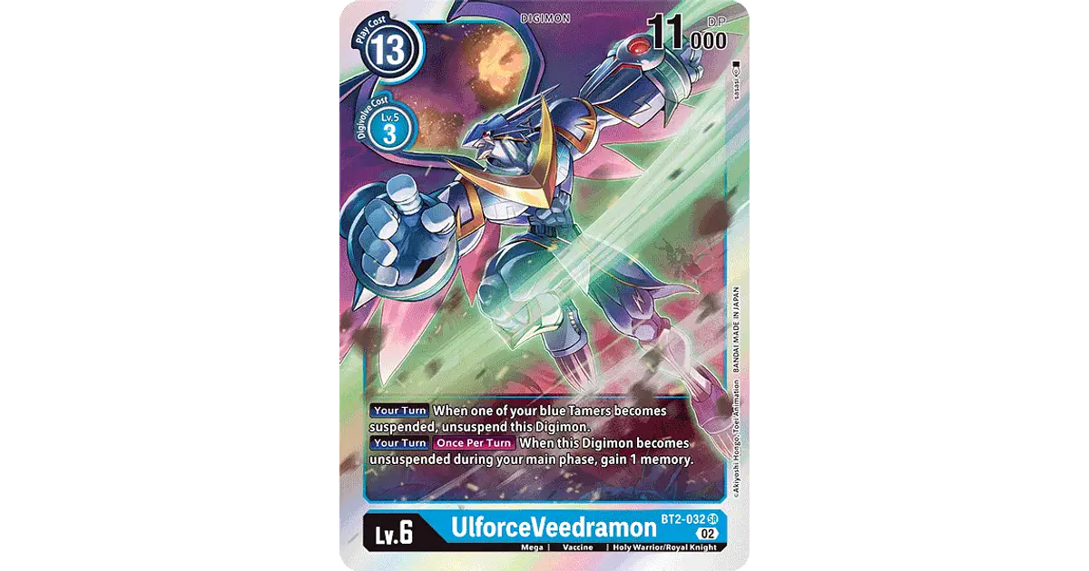[BT2-032] [UlforceVeedramon] [Digimon] [Super Rare] [Normal