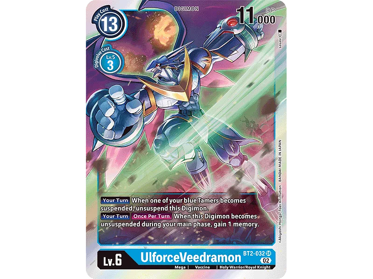 [BT2-032] [UlforceVeedramon] [Digimon] [Super Rare] [Alternative Art] [Textured] 1