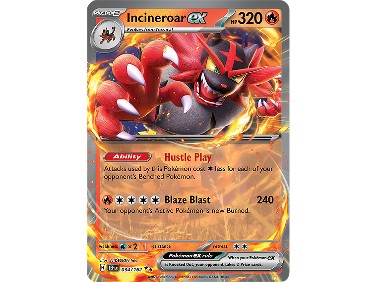 [034/162] [Incineroar ex] [TEF] 1