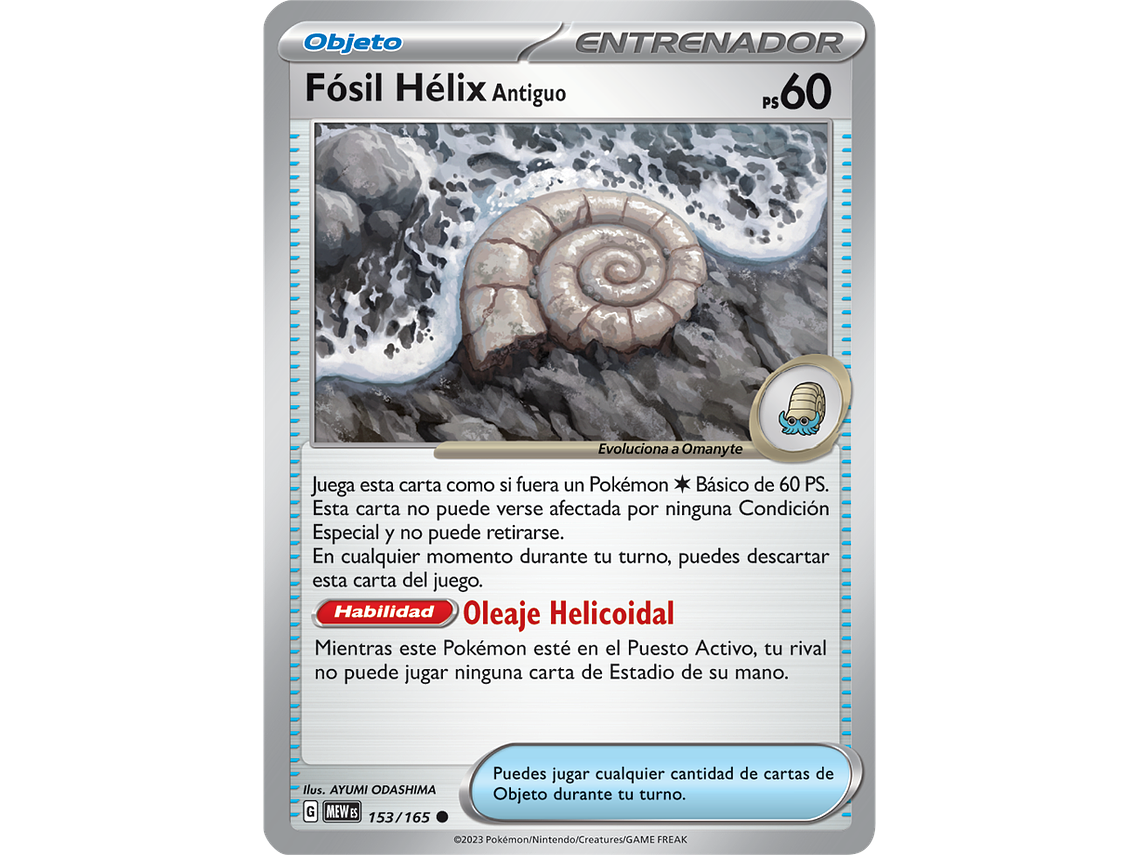 [153/165] [Antique Helix Fossil] [MEW] 1