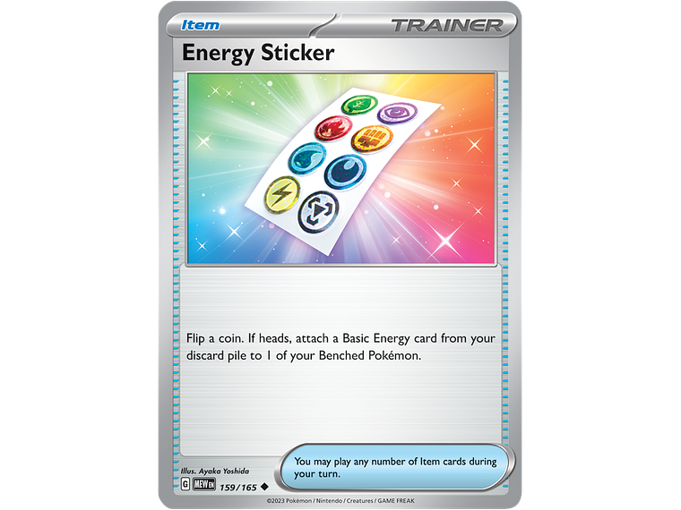 [159/165] [Energy Sticker] [MEW] 1