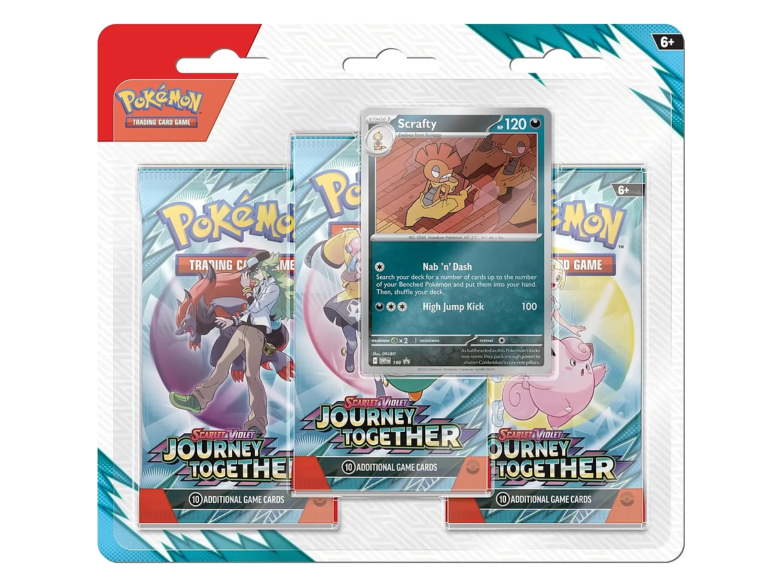 [3 Pack Blister] [Journey Together] [S&V] [Pokémon TCG] 1