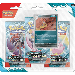 [3 Pack Blister] [Journey Together] [S&V] [Pokémon TCG]
