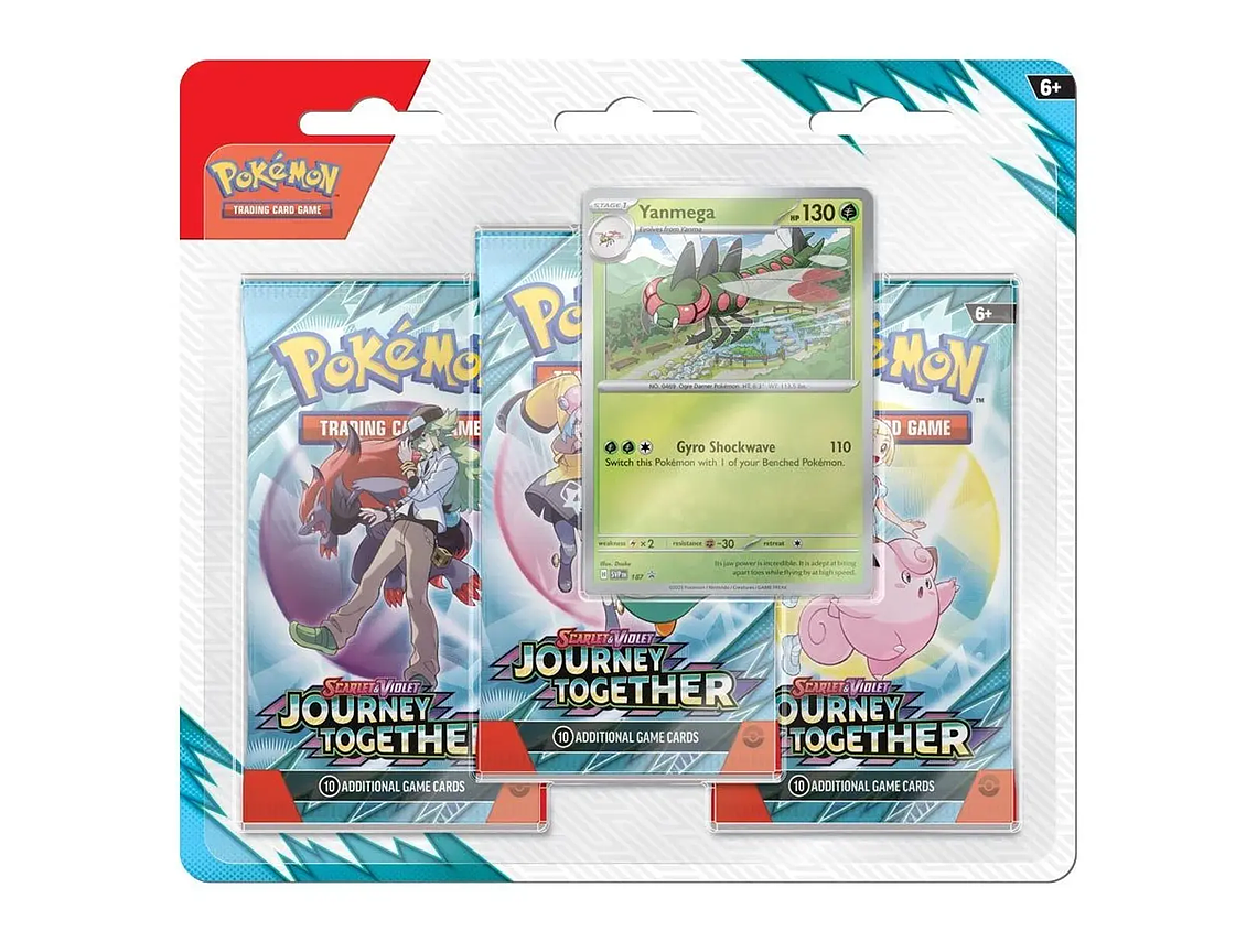 [3 Pack Blister] [Journey Together] [S&V] [Pokémon TCG] 2