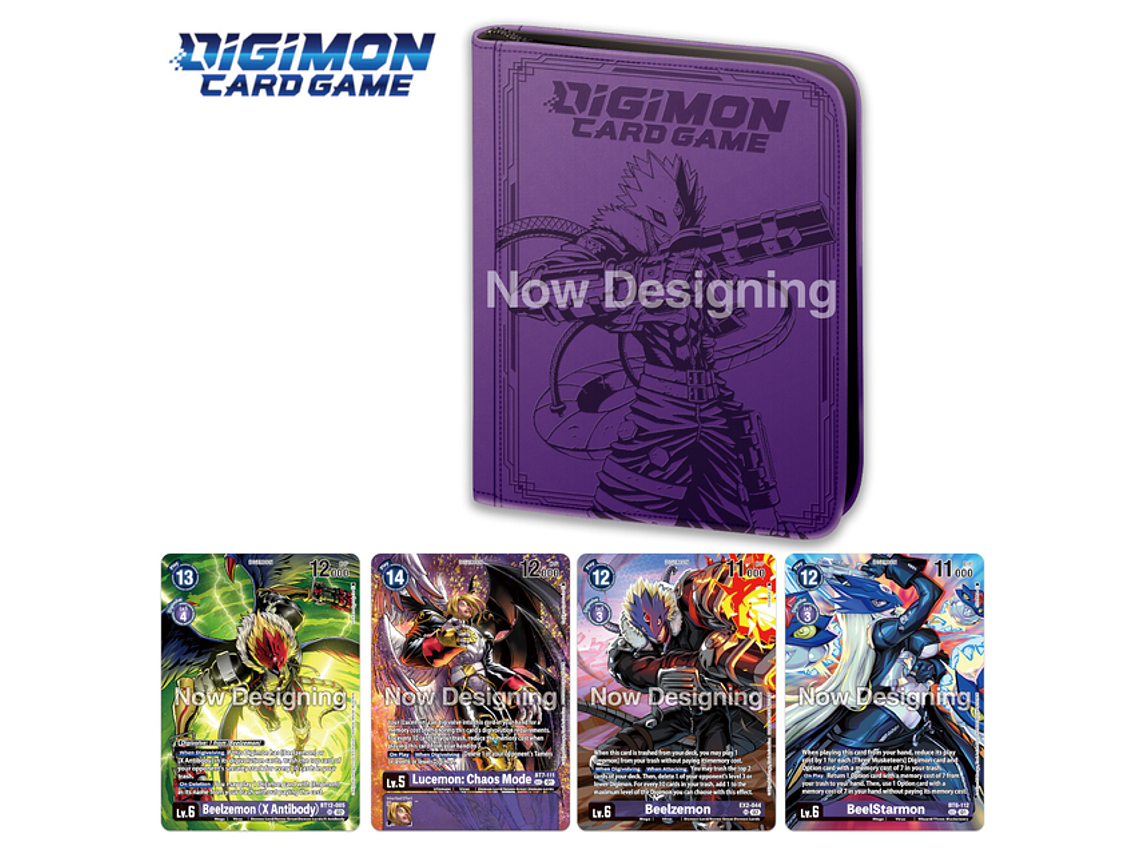 [Premium Binder Set] [Beelzemon] [Digimon TCG] 1