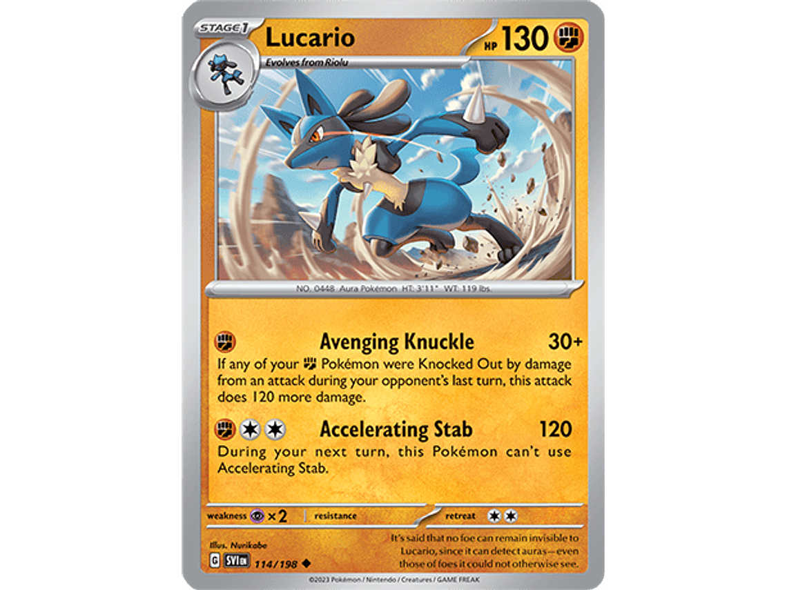 [114/198] [Lucario] [SVI] 1