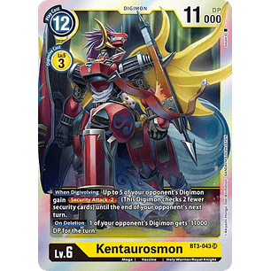 [BT3-043] [Kentaurosmon] [Digimon] [Super Rare] [Alternative Art] [Foil]