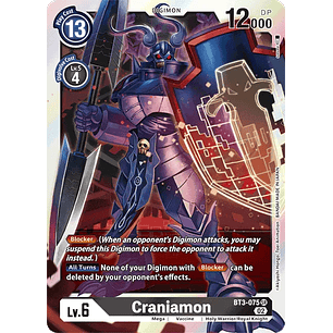 [BT3-075] [Craniamon] [Digimon] [Super Rare] [Alternative Art] [Textured]