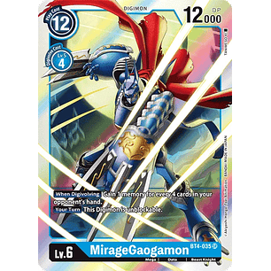[BT4-035] [MirageGaogamon] [Digimon] [Super Rare] [Normal Art] [Foil]