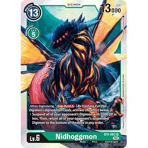 [BT4-062] [Nidhoggmon] [Digimon] [Super Rare] [Normal Art] [Textured]