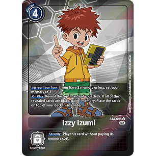 [BT4-096] [Izzy Izumi] [Tamer] [Rare] [Full Art] [Textured]