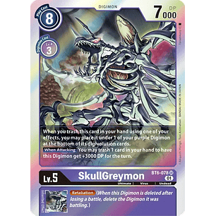 [BT6-078] [SkullGreymon] [Digimon] [Super Rare] [Normal Art] [Foil]