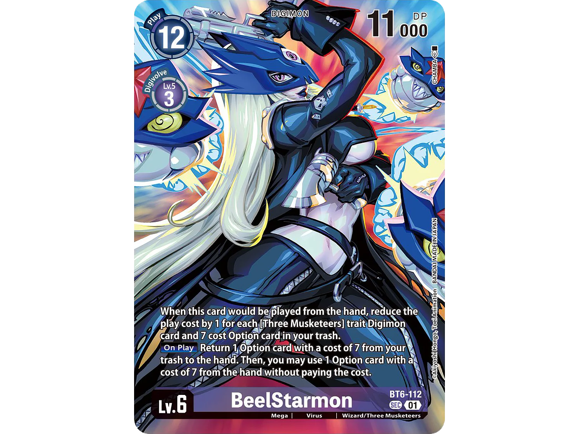 [BT6-112] [BeelStarmon] [Digimon] [Super Rare] [Alternative Art] [Textured] 1