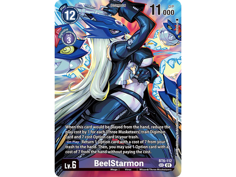 [BT6-112] [BeelStarmon] [Digimon] [Super Rare] [Alternative Art] [Textured] 1