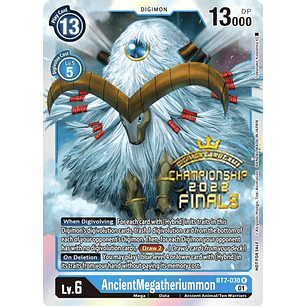 [BT7-030] [AncientMegatheriummon] [Digimon] [Rare] [Normal Art] [Stamp]