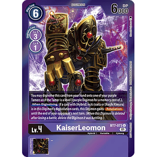 [BT7-073] [KaiserLeomon] [Digimon] [Uncommon] [Normal Art] [Foil]