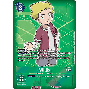 [BT8-091] [Willis] [Tamer] [Rare] [Alternative Art] [Foil]