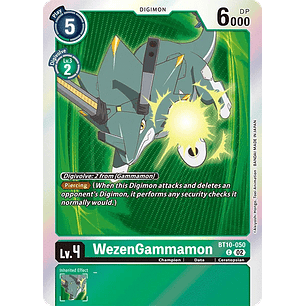 [BT10-050] [WezenGammamon] [Digimon] [Common] [Alternative Art] [Textured]