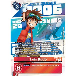 [BT10-087] [Taiki Kudo] [Tamer] [Rare] [Alternative Art] [Foil]