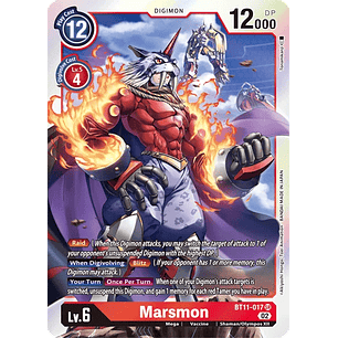 [BT11-017] [Marsmon] [Digimon] [Super Rare] [Normal Art] [Foil]