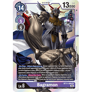 [BT11-088] [Bagramon] [Digimon] [Super Rare] [Normal Art] [Foil]