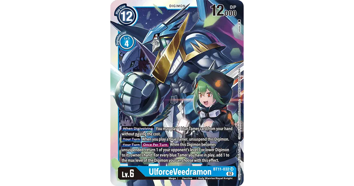 [BT11-032] [UlforceVeedramon] [Digimon] [Super Rare] [Normal