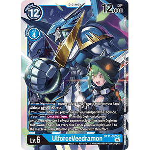 [BT11-032] [UlforceVeedramon] [Digimon] [Super Rare] [Normal Art] [Foil]
