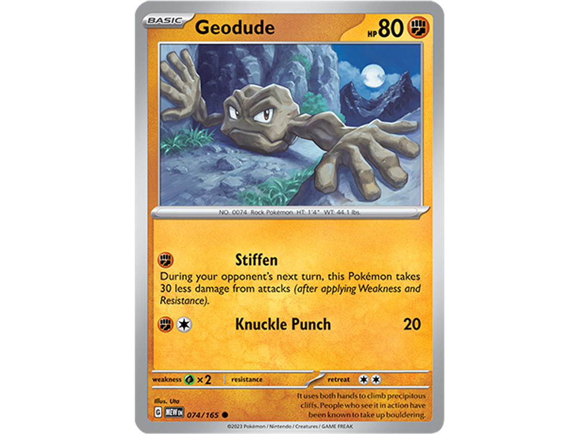 [074/165] [Geodude] [MEW] 1