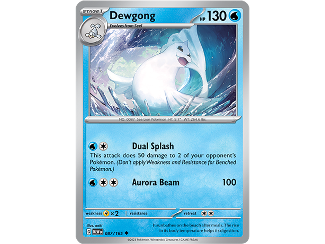[087/165] [Dewgong] [MEW] 1