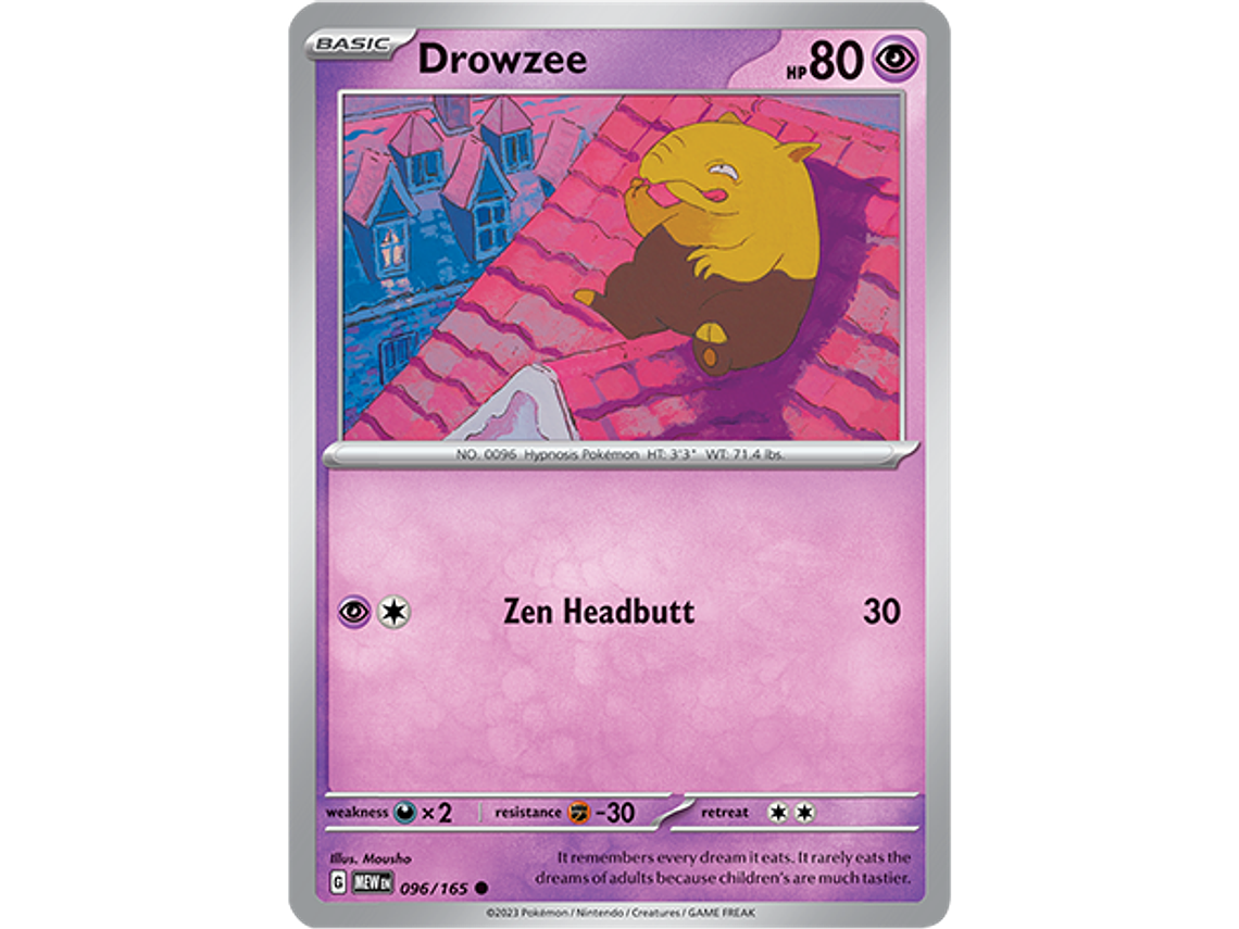 [096/165] [Drowzee] [MEW] 1