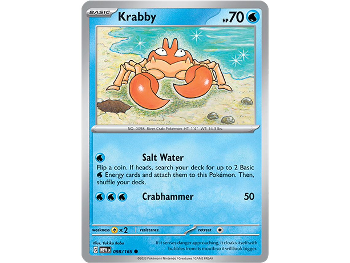 [098/165] [Krabby] [MEW] 1