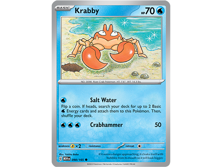 [098/165] [Krabby] [MEW] 1