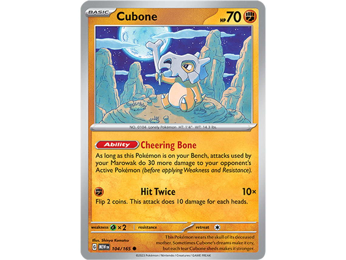 [104/165] [Cubone] [MEW] 1