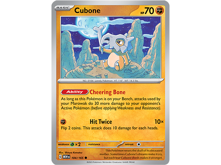 [104/165] [Cubone] [MEW] 1