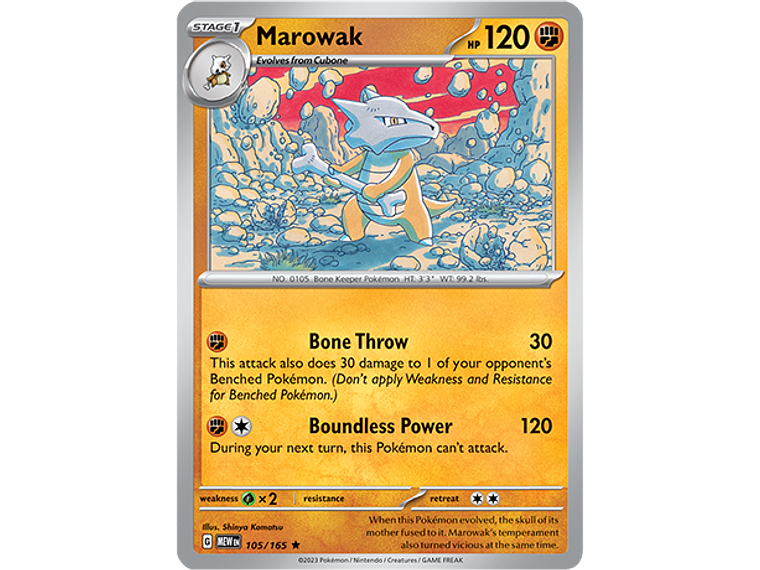 [105/165] [Marowak] [MEW] 1