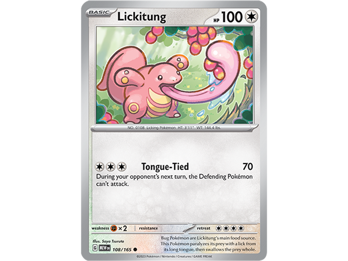 [108/165] [Lickitung] [MEW] 1