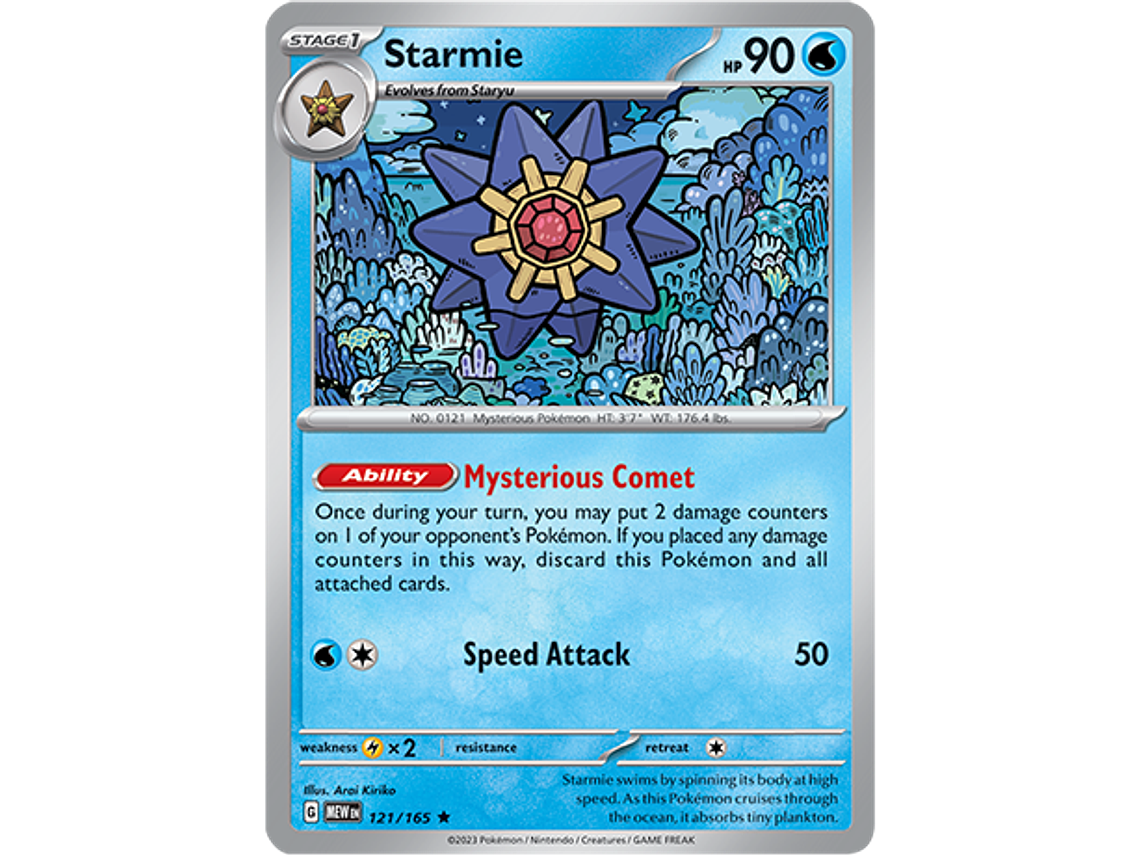[121/165] [Starmie] [MEW] 1
