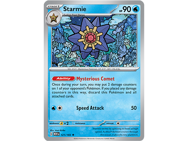 [121/165] [Starmie] [MEW] 1