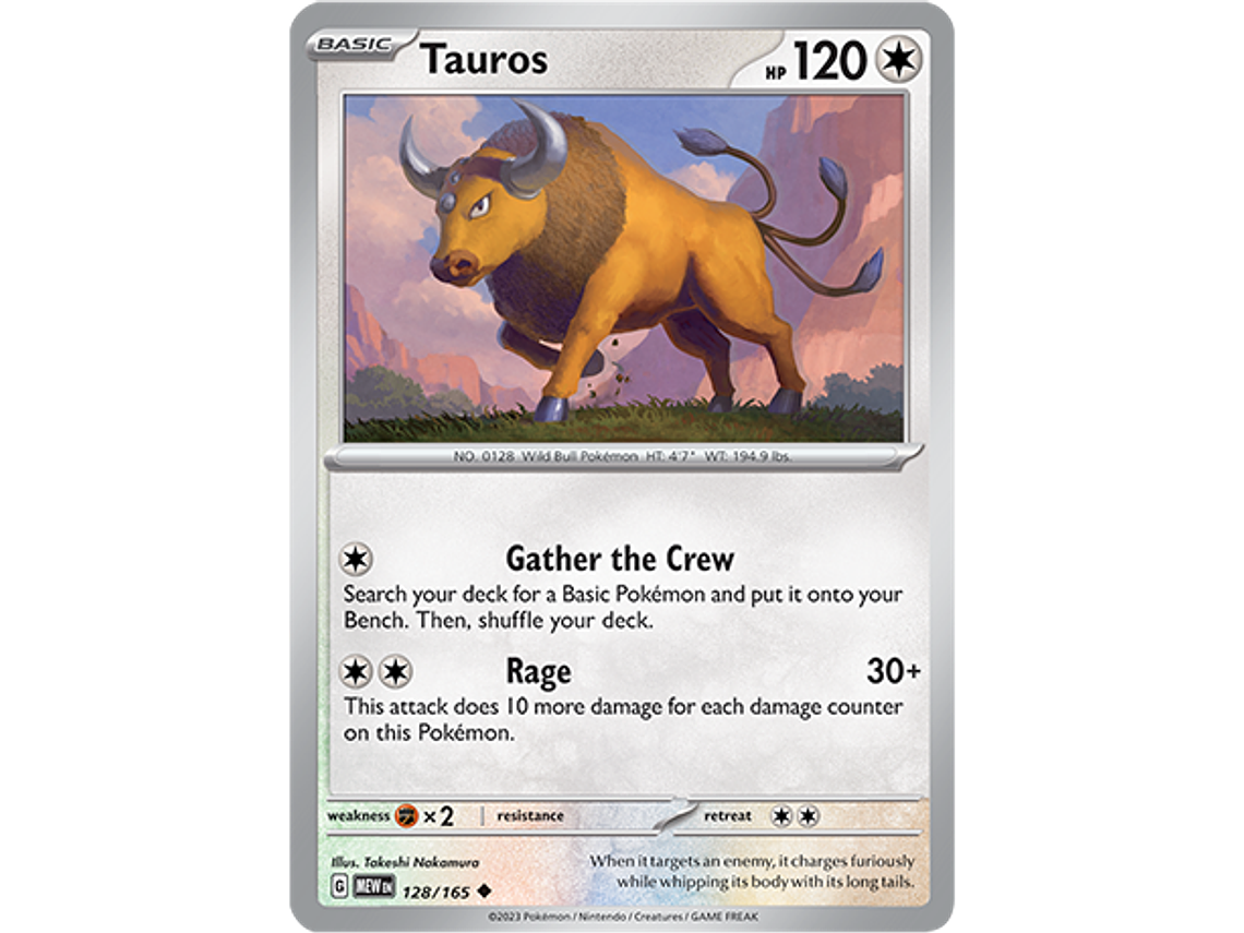 [128/165] [Tauros] [MEW] 1