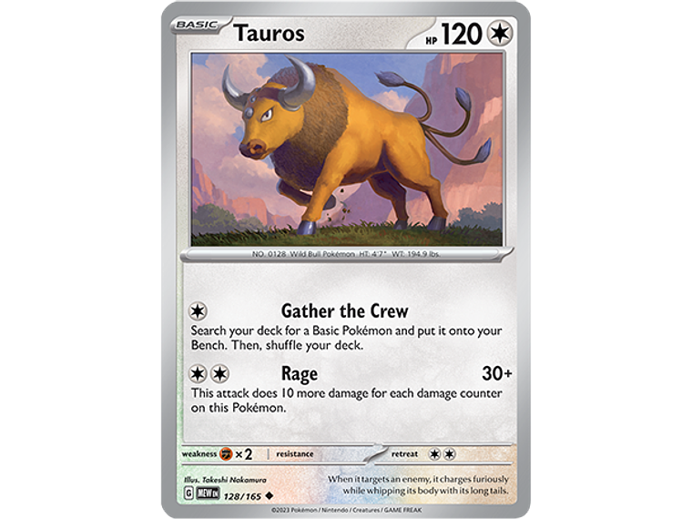 [128/165] [Tauros] [MEW] 1