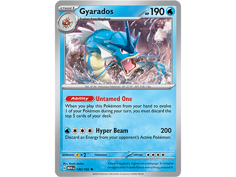[130/165] [Gyarados] [MEW] 1