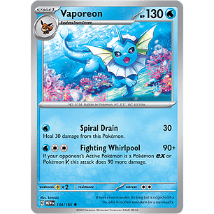 [134/165] [Vaporeon] [MEW]