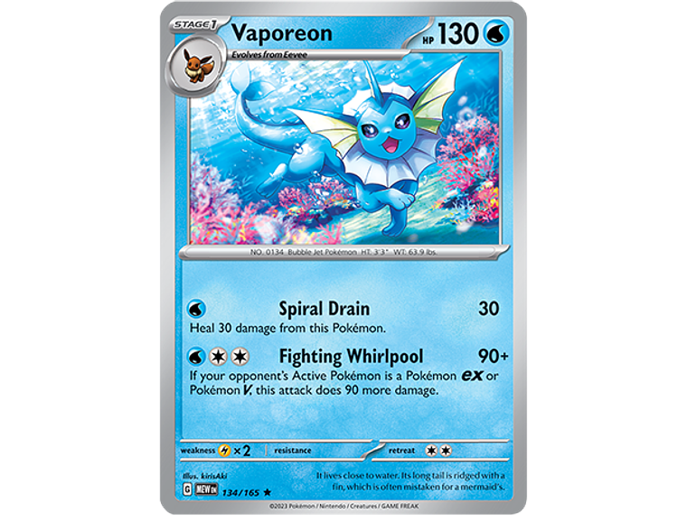 [134/165] [Vaporeon] [MEW] 1