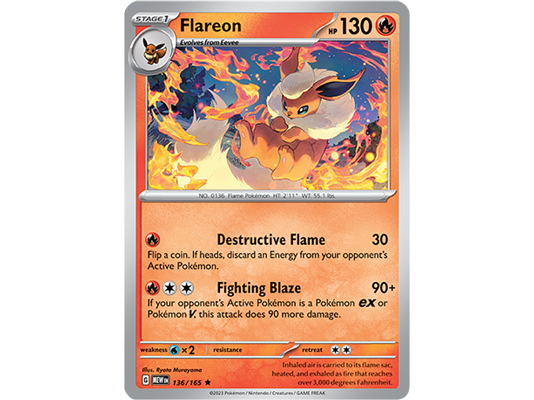 [136/165] [Flareon] [MEW] 1